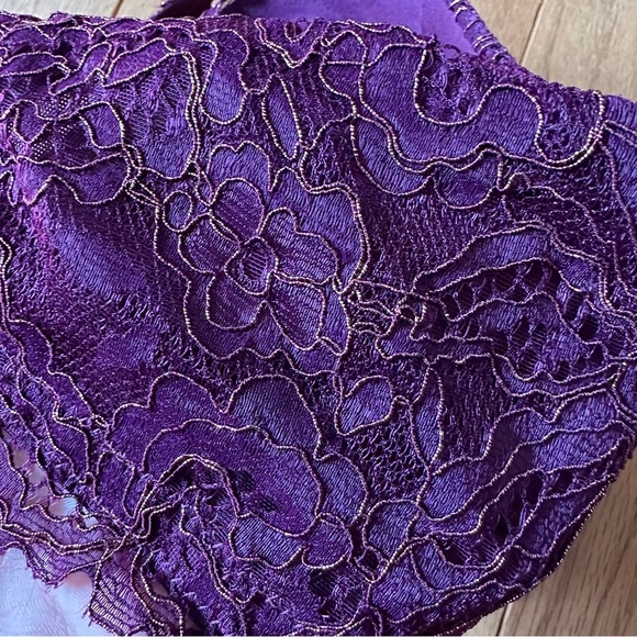 Savage X Fenty Lace Overlay Underwire Racerback Bra 40D New - Picture 2 of 8